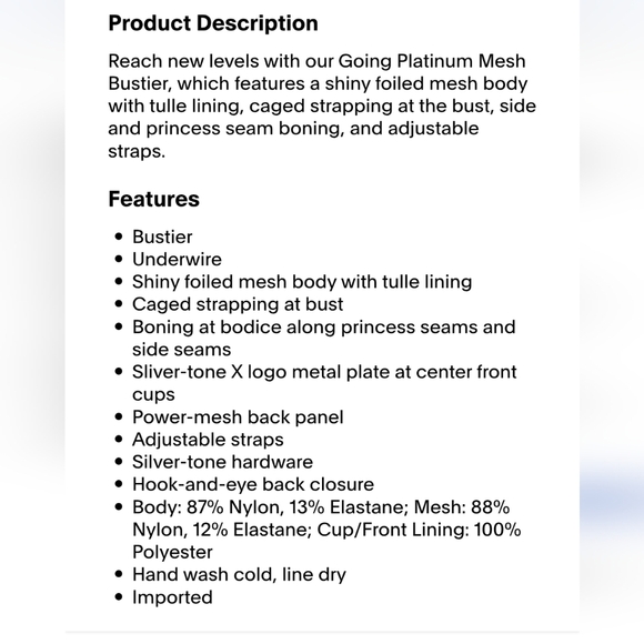 Savage X Fenty Going Platinum Sheer Green Mist Bustier Top 2X NWT Plus Size - Picture 3 of 9